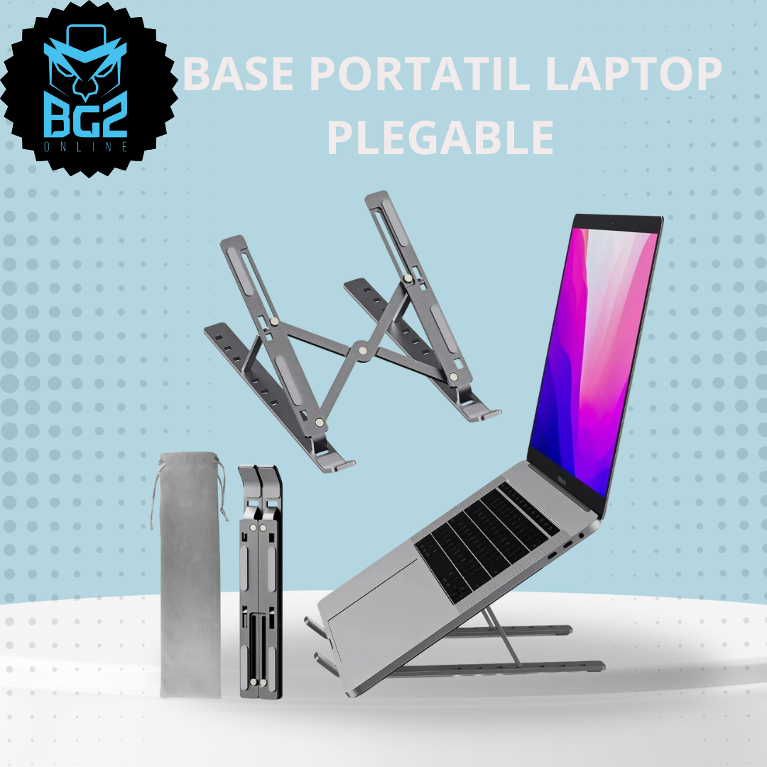 BASE SOPORTE PORTATIL LAPTOP PLEGABLE